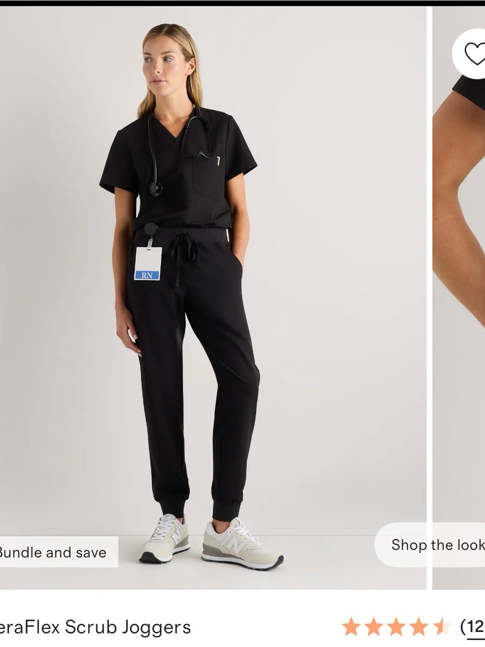 Quince Black Scrub Joggers - Performance Medical Pants